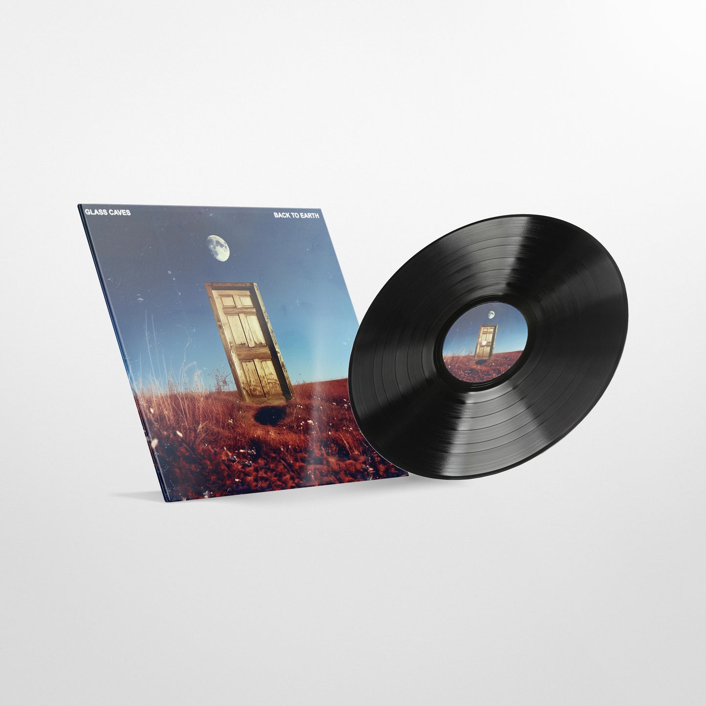 Glass Caves- 'Back To Earth' - Bundle - Black Vinyl + CD + Album Artwork Tee + Digital Download