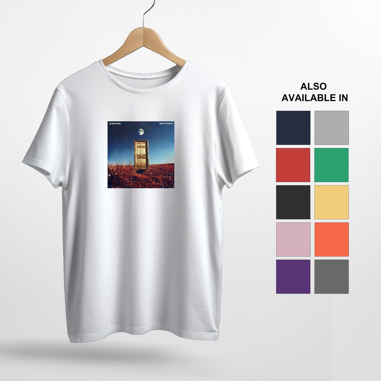 Glass Caves- 'Back To Earth' - Bundle - Black Vinyl + CD + Album Artwork Tee + Digital Download