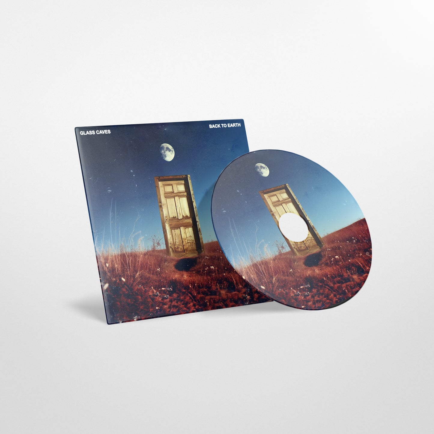 Glass Caves- 'Back To Earth' - Bundle - Black Vinyl + CD + Album Artwork Tee + Digital Download